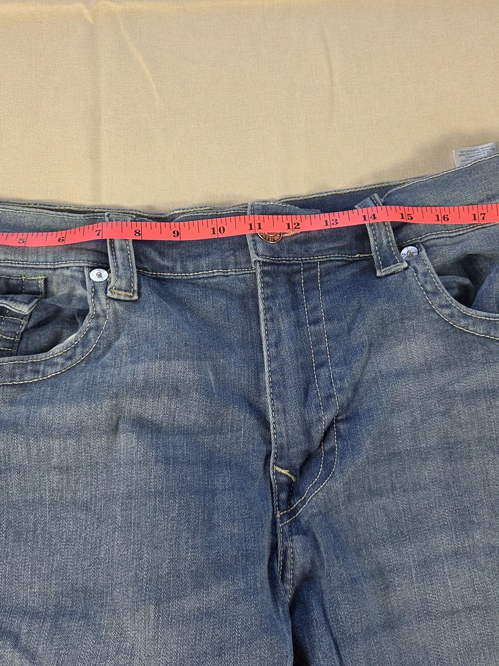 True Religion Ricky Relaxed Straight Denim Shorts 40